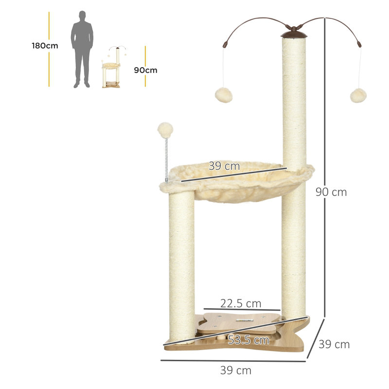 90.00cm H Cat Tree