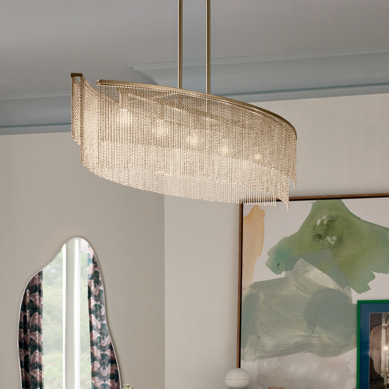 Lustre linéaire à 5 lumières 46,5 po Khaite