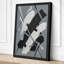 Gestural Lines Abstract 1 Piece Wrapped Canvas Wall Art-2067603417-2067603420