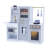 Teamson Kids Little Chef Lyon Modern Wooden Play Kitchen, Gray