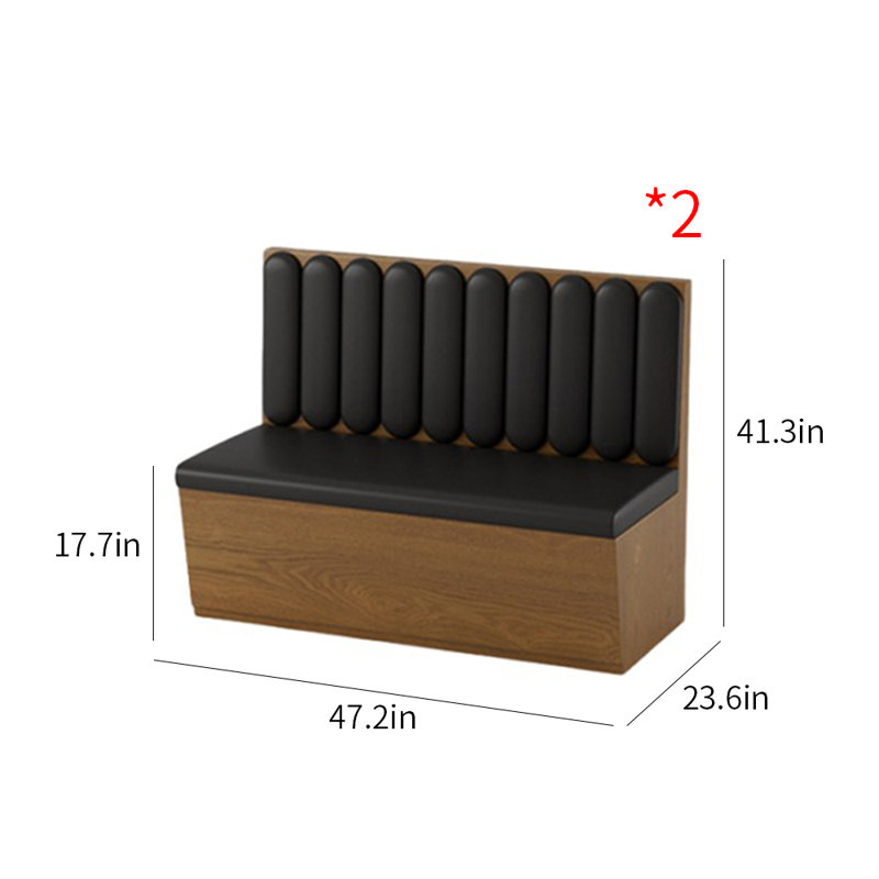 Banc rembourré en similicuir