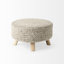 Tabouret d'appoint en bois massif Laverty