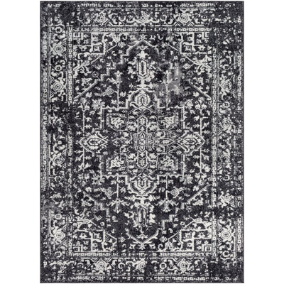 Adelia Machine Woven Oriental Area Rug