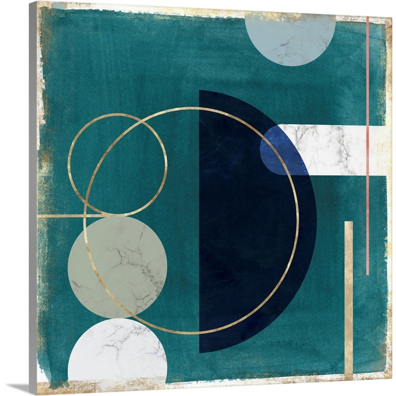 Fragment restreint II-impression sur toile, Toile tendue, H 20 po x l 20 po x P 1,25 po