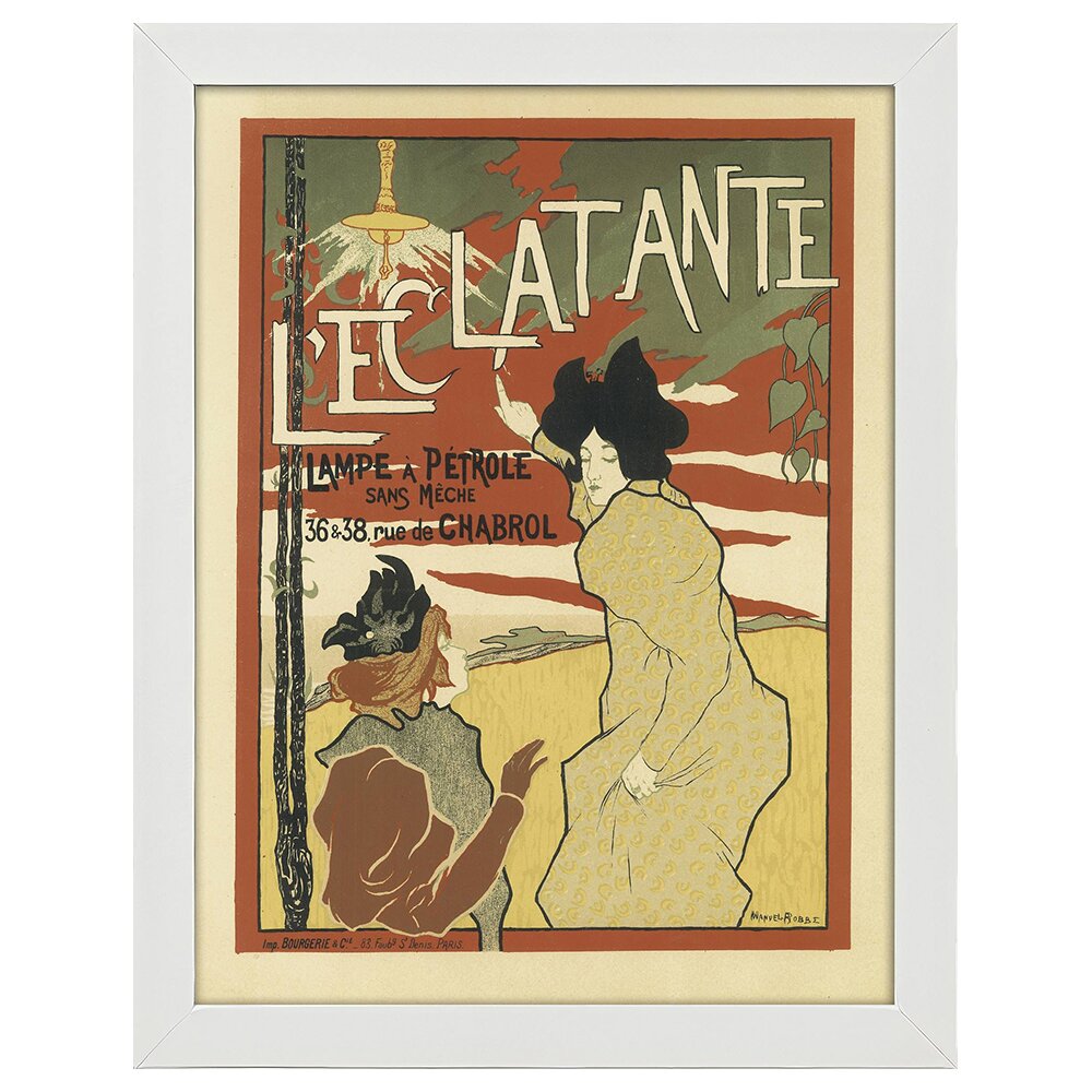 Leinwandbild Vintage Artistic Poster L'' Eclatante