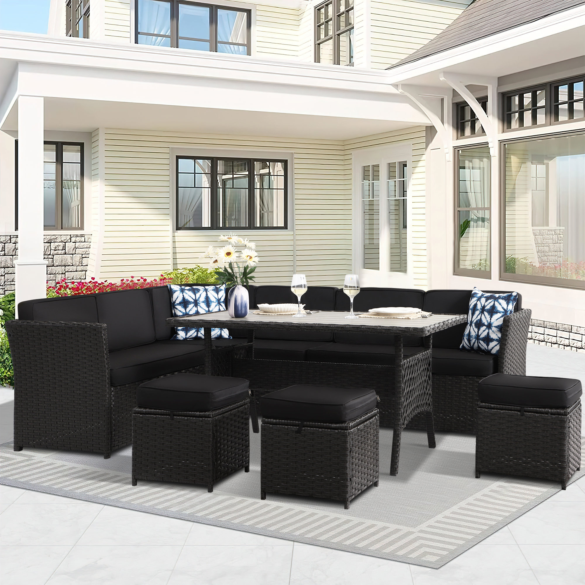 Wildon Home® Patio Dining Furniture Sets | Wayfair