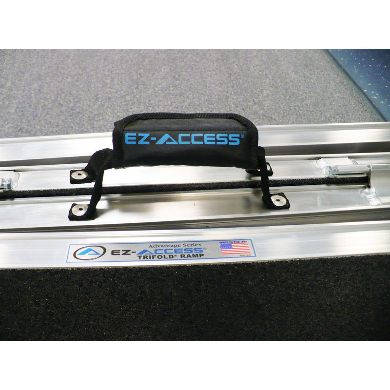 EZ-ACCESS SUITCASE TRIFOLD Portable Ramp with Surface That Resists Slips, 6' L