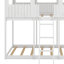 Woodbunk Bed With Roof,Window,Guardrail,Ladder-2083181671