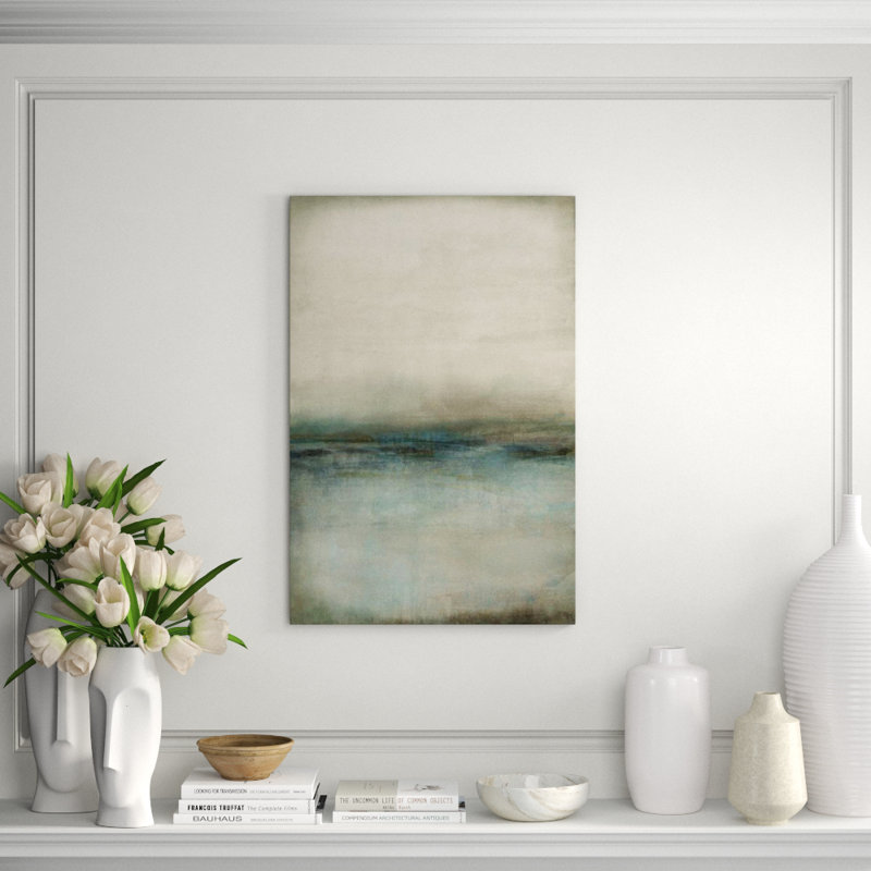 Silent Morning Print by Mari Urasawa, 54" H x 36" W x 1.5" D, Glass Coat