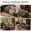 Convertible Sleeper Chair Bed for Adults, Folding Single guest bed, Green