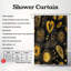 Heart of Gold - Rideau de douche Premium-30435002