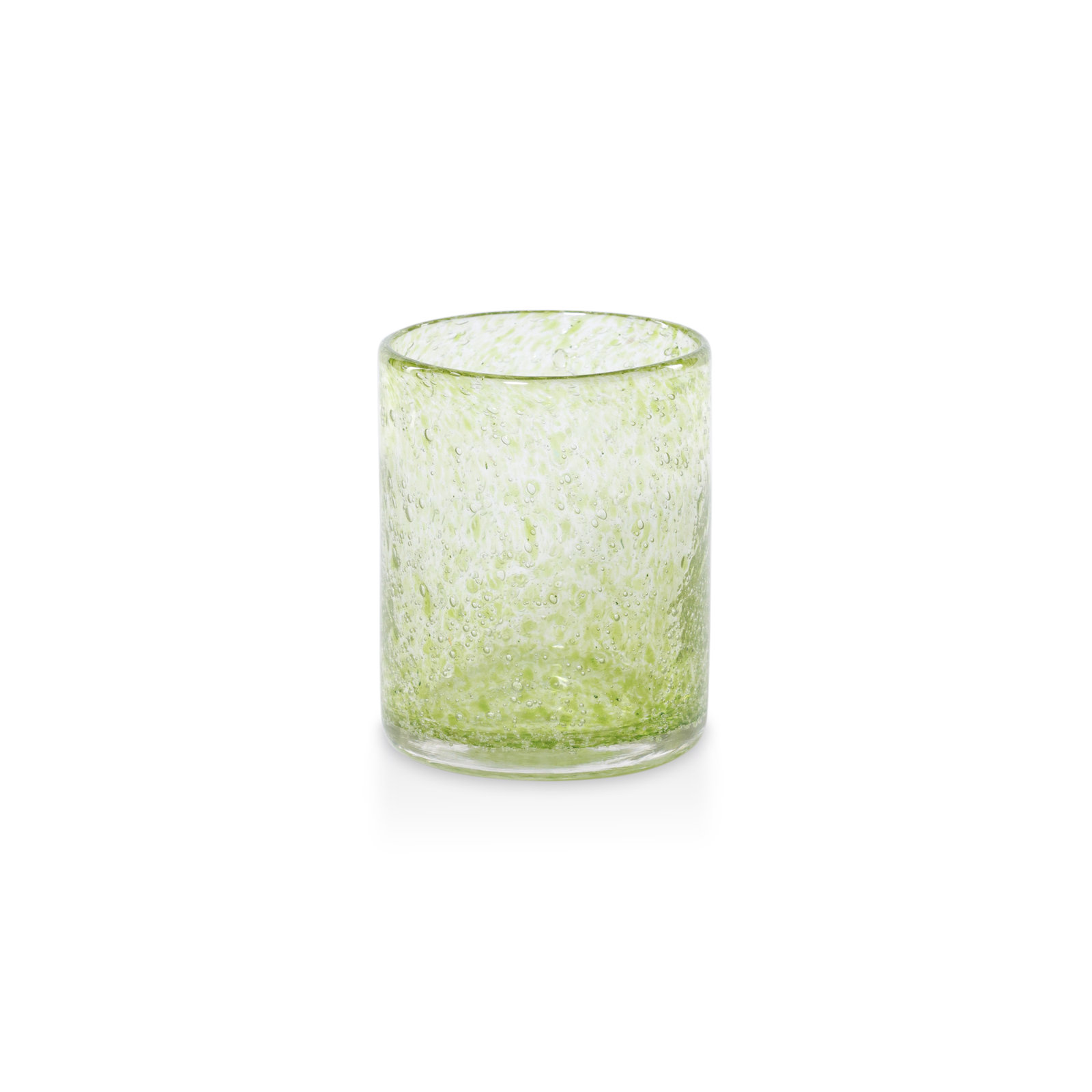 Antibes Bubble Glass Tumblers, Set of 4, Green