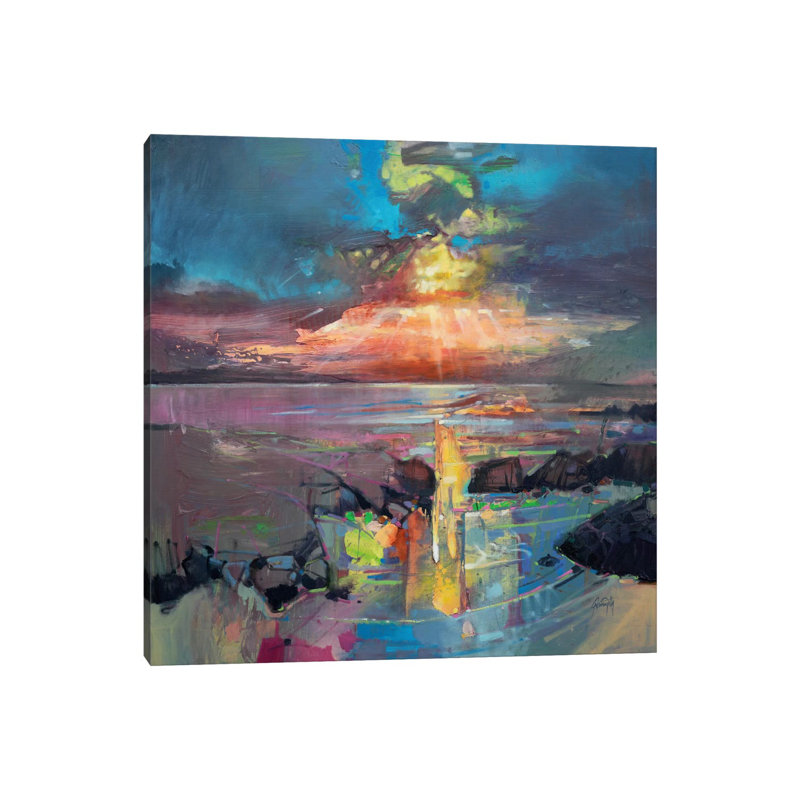 «Sky» par Scott Naismith - reproduction d'art, Pas de tapis, Toile tendue, H 12 po x l 12 po x P 0,75 po
