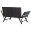 Banc de jardin en acier Eltje-324616180