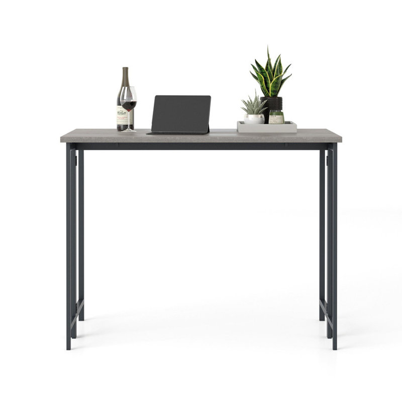 Table de salle à manger à abattants - extensible pour les réunions de famille, Gris