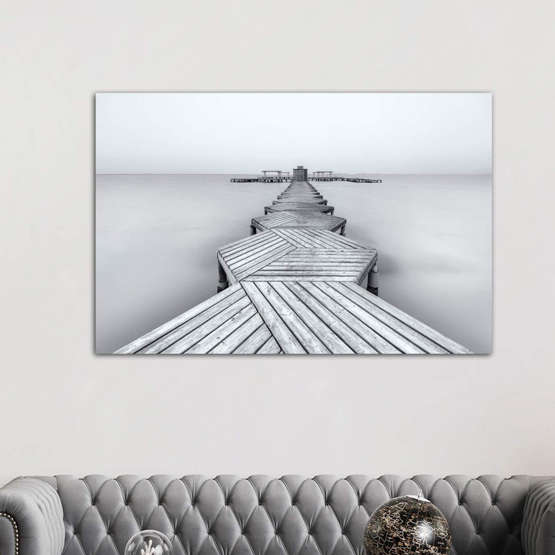 The Pier by Xavier Garci - Wrapped Canvas Print, 101.6 cm H x 66.04 cm W x 1.91 cm D