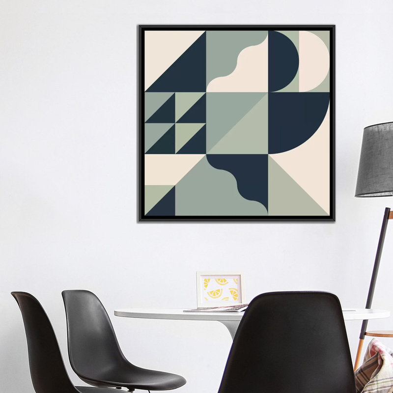 « avalanche », reproduction d’impression sur toile, H 18 po x l 18 po x P 1,5 po, Toile avec cadre noir, Pas de tapis