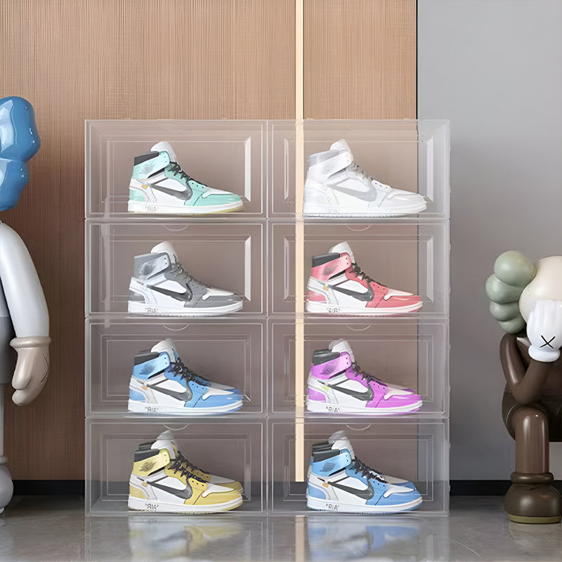 6 Pair Stackable Shoe Storage Box