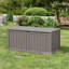 150 Gallon Large Outdoor Resin Deck Box, Storage Waterproof Boxes Lockable Lid-123063477-133397957