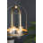 Greeicy 4 - Light Wagon Wheel Chandelier
