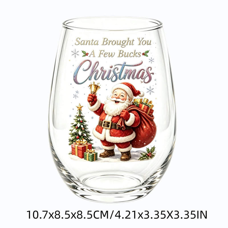 Tasse à œufs imprimée à double face pour décoration de Noël, A