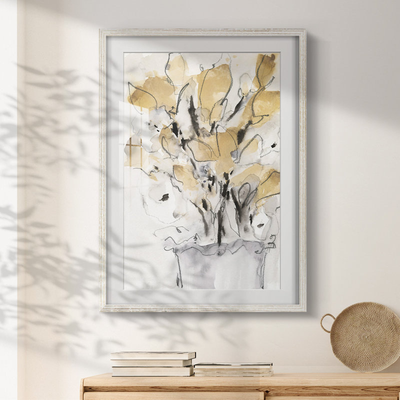 Gassin - Toile tendue avec châssis, 25.5" H x 17.5" W, White