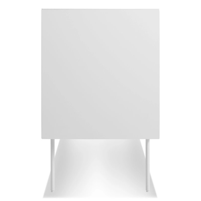 Clad 72'' W Sideboard, White/Hickory