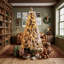 Arbre de Noël artificiel avec lumières DEL
