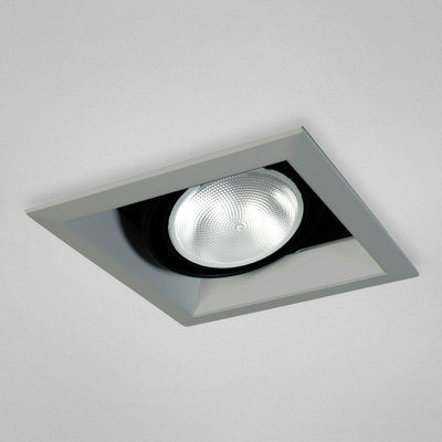 Ensemble de lumières encastrées carrées 1 lumière