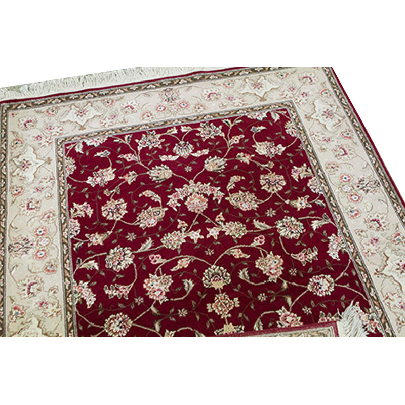 Wool Floral Area Rug