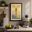 Lighthouse Beacon Retro 1 Piece Wrapped Canvas Wall Art-1338357377-1338357629