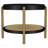 Black Round End Table