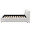 Très grand lit plateforme tapissier, aucun sommier requis, assemblage facile-805223410