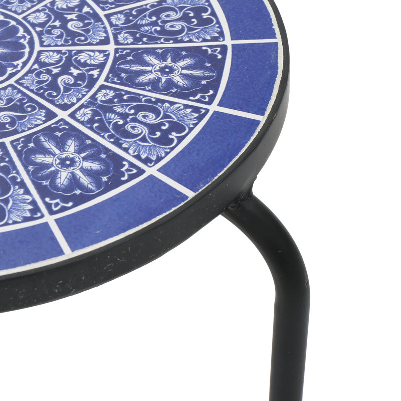 Chittenden Round Concrete Outdoor Side Table