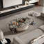 Table basse ovale en pierre supercristalline-105843510-105843511