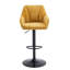 Swivel Upholstered Adjustable Height Bar Stool-275347319