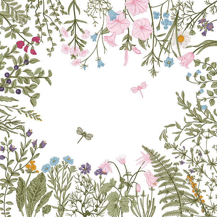 Cathrien Matte Mural, 250 x 250cm