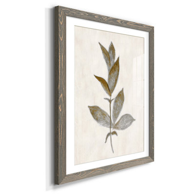 " Bronze Leaf II " Painting Print