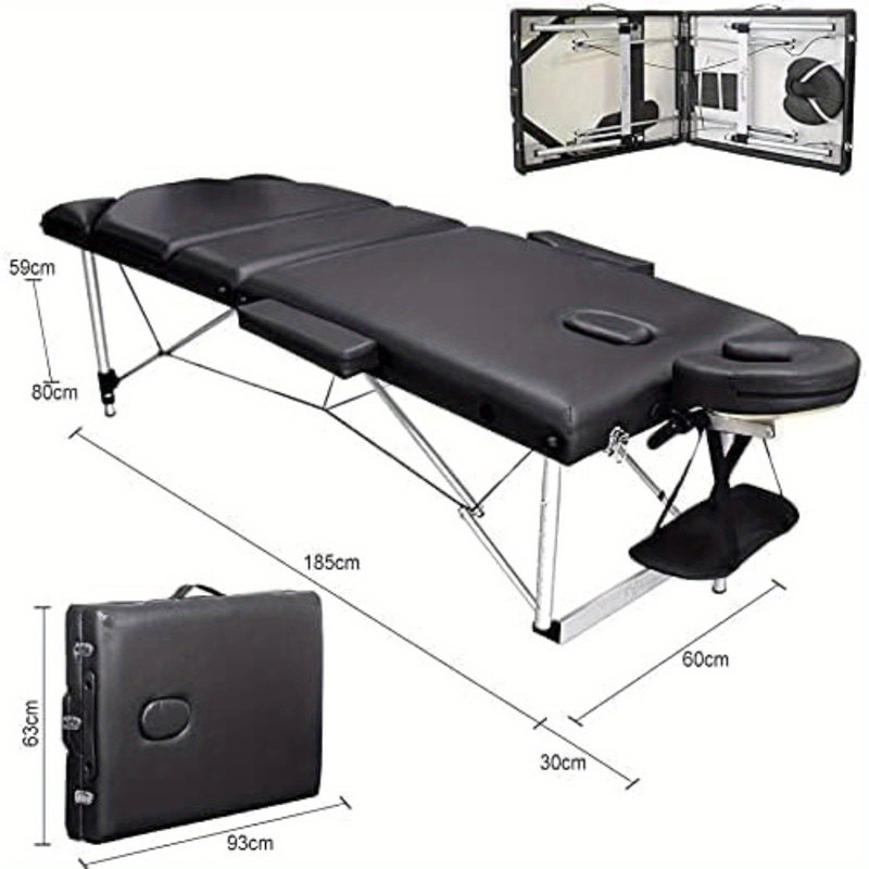 185cm Folding Table, Black