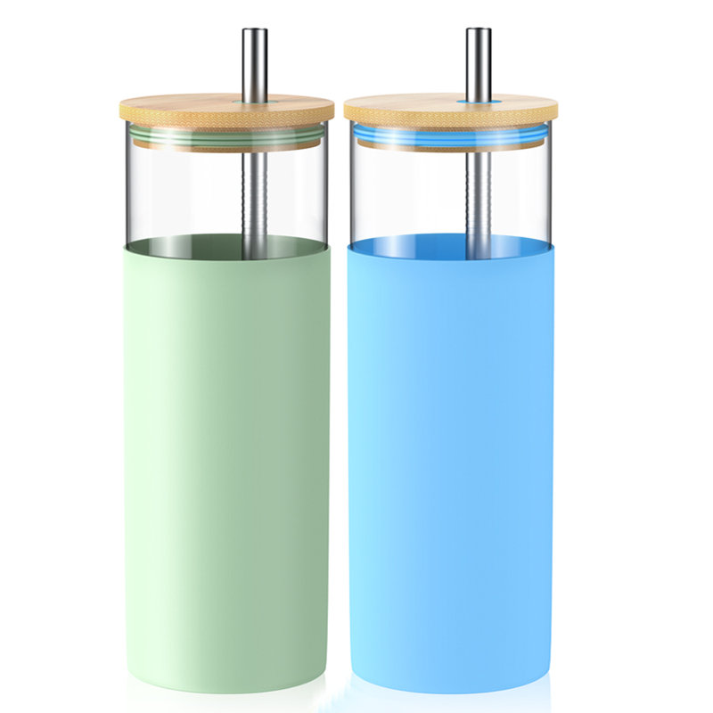 Delorise 2 pièces 20 oz., Vert et bleu