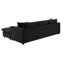 Canapé modulaire en L avec tissu convertible 4 pièces-550423406