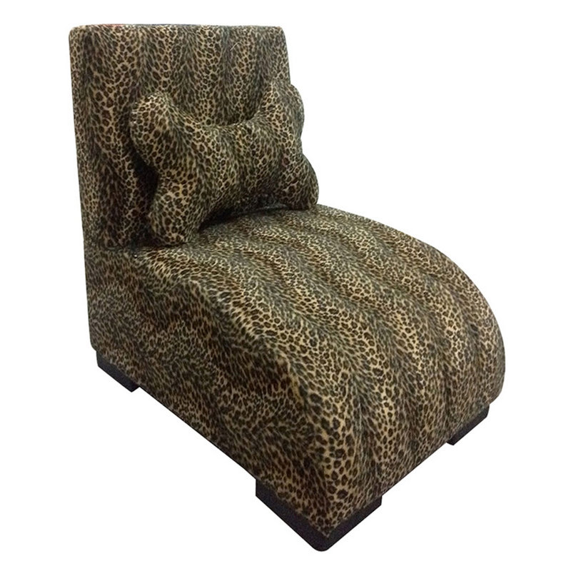 Animal Print Polyester Pet Bed