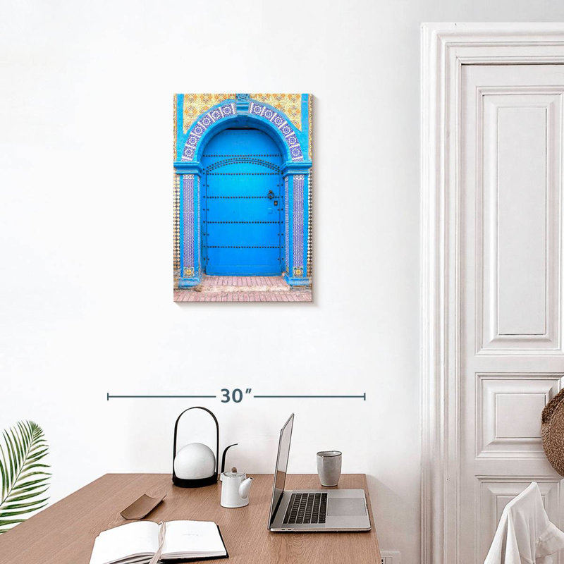 Door In Morocco, 24" H x 16" W