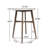 Mid-Century Modern Round Wooden Bar Table – 42" High Bar Table with Tapered Legs for Kitchen, Dining Room or Home Bar, Natural Walnut-1402887710-1391622639