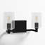 Haines 2 Light Transparent Dimmable Vanity Light-1146103921