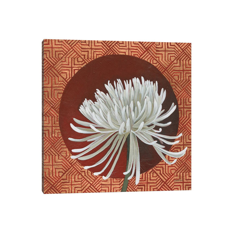 Morning Chrysanthemum III by Kathrine Lovell - 1 Piece Wrapped Canvas Painting, 66.04cm H x 66.04cm W x 1.91cm D