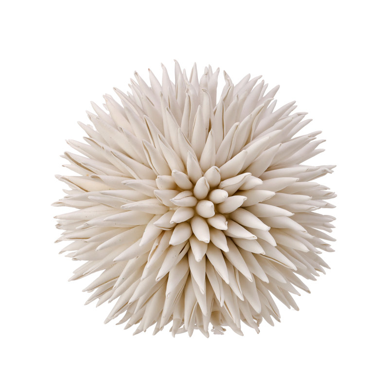 Niccolo Abstract Figurines & Sculptures, 6" H x 6" W x 6" D, White
