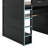 Full Size Wood Loft Bed With Desk,Wardrobe And RGB LED Light-1674237957