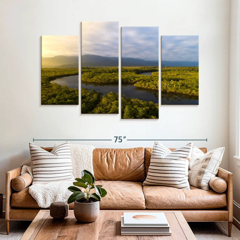 Alvord Amazon Forest River, 42" H x 68" W