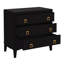 Commode 3 tiroirs Jackson en blanc antique-121357354